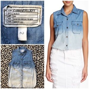 Current Elliott Sleeveless Perfect Shirt